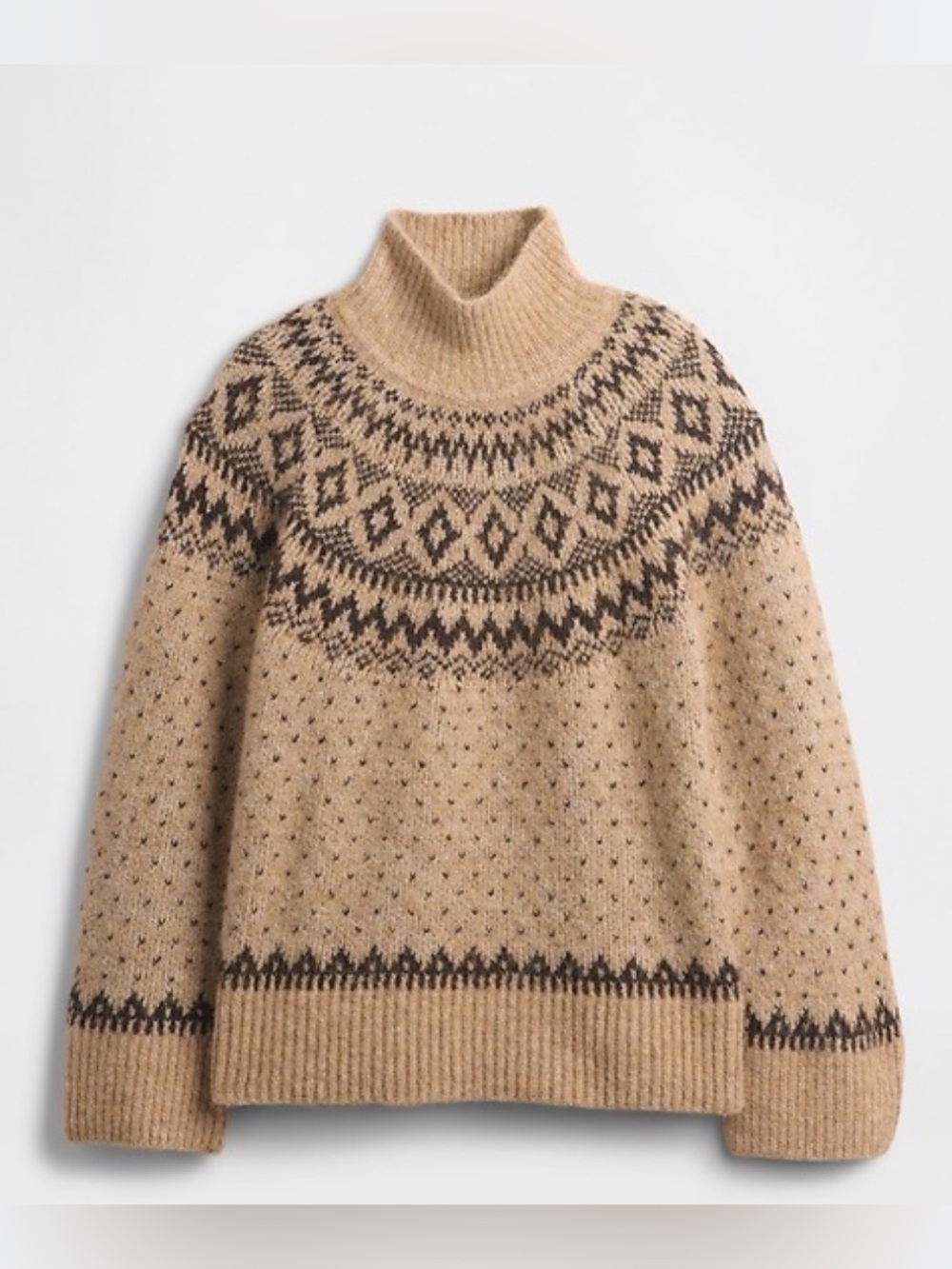 NWT Gap Fuzzy Oversized Turtleneck Sweater